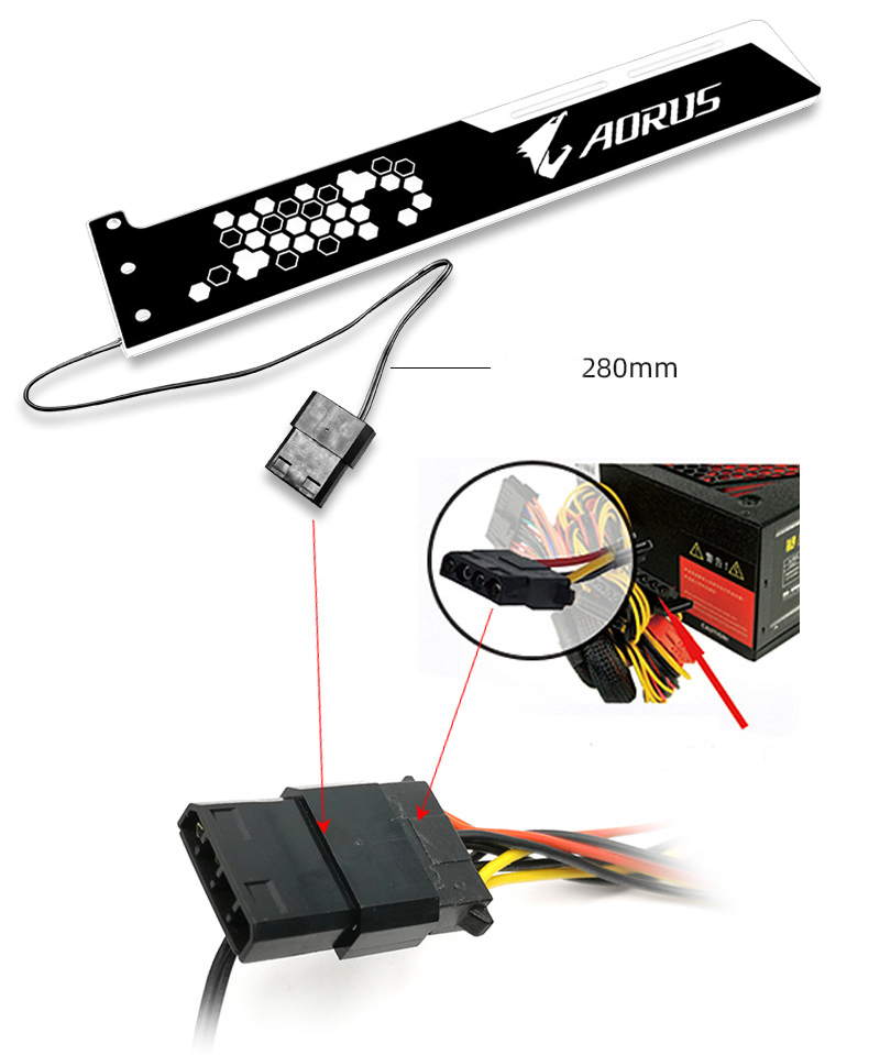 SA AORUS pattern Graphics card